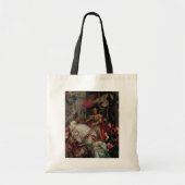 De twee kronen door Sir Frank Bernard Dicksee Tote Bag (Voorkant)