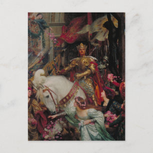 De twee kroontjes van Sir Frank Bernard Dicksee Briefkaart