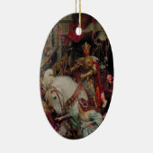 De twee kroontjes van Sir Frank Bernard Dicksee Keramisch Ornament (Rechts)