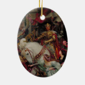 De twee kroontjes van Sir Frank Bernard Dicksee Keramisch Ornament (Achterkant)