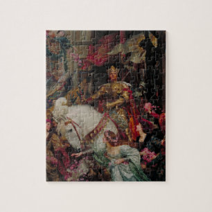 De twee kroontjes van Sir Frank Bernard Dicksee Legpuzzel