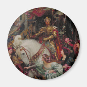 De twee kroontjes van Sir Frank Bernard Dicksee Magneet