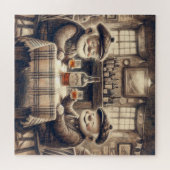De twee oude mannen legpuzzel (Horizontaal)