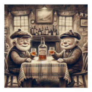 De twee oude mannen perfect poster