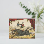 De twee paardenacts zijn Circus Performance, Circa Briefkaart (Staand voorkant)