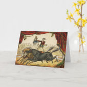 De twee paardenacts zijn Circus Performance, Circa Kaart (Gele Bloem)