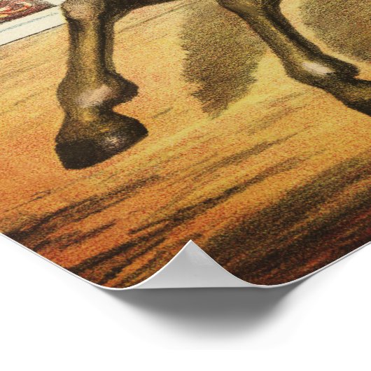 De twee paardenacts zijn Circus Performance, Circa Poster (Hoek)