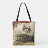 De twee paardenacts zijn Circus Performance, Circa Tote Bag (Achterkant)