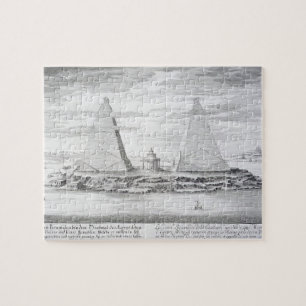 De twee Pyramiden van Moeris, koning van Egypte en Legpuzzel