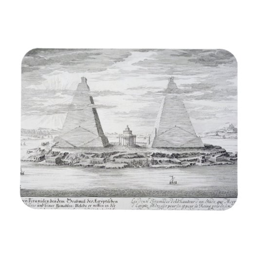 De twee Pyramiden van Moeris, koning van Egypte en Magneet (Horizontaal)