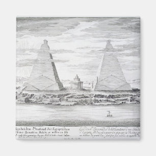De twee Pyramiden van Moeris, koning van Egypte en Magneet