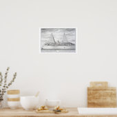 De twee Pyramiden van Moeris, koning van Egypte en Poster (Keuken)