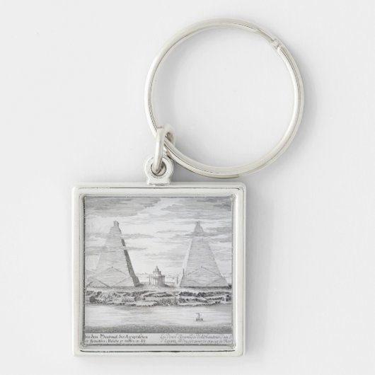 De twee Pyramiden van Moeris, koning van Egypte en Sleutelhanger (Voorkant)