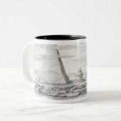 De twee Pyramiden van Moeris, koning van Egypte en Tweekleurige Koffiemok (Voorkant links)