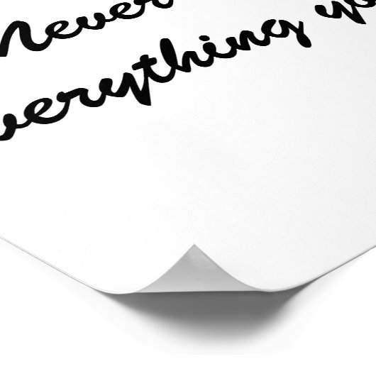 De twee regels van het afbeelding van leven poster (Hoek)