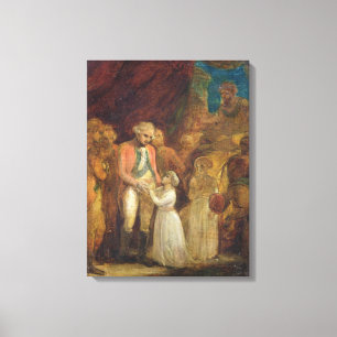 De twee Sons van Tipu Sahib, Sultan of Mysore, Bei Canvas Afdruk