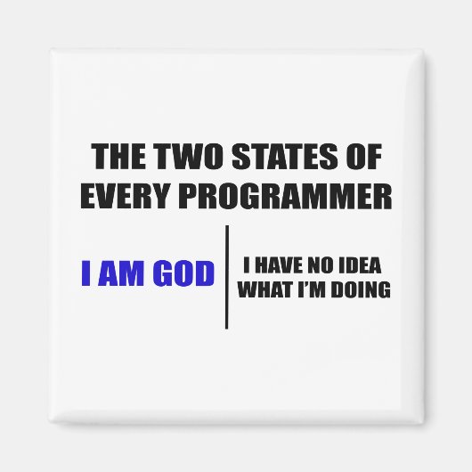 De twee staten van elke programmeur magneet (Voorkant)
