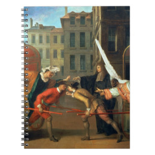 De twee touringcars, een scène toegevoegd aan de c notitieboek