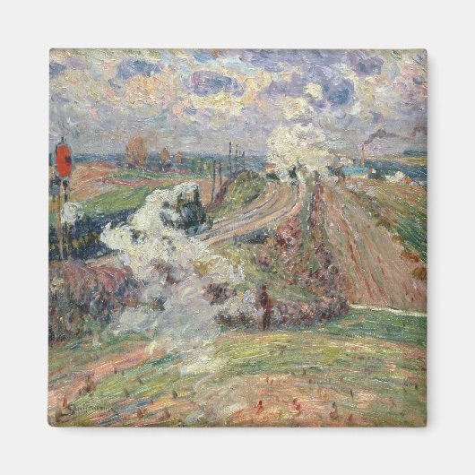 De twee treinen magneet (Voorkant)