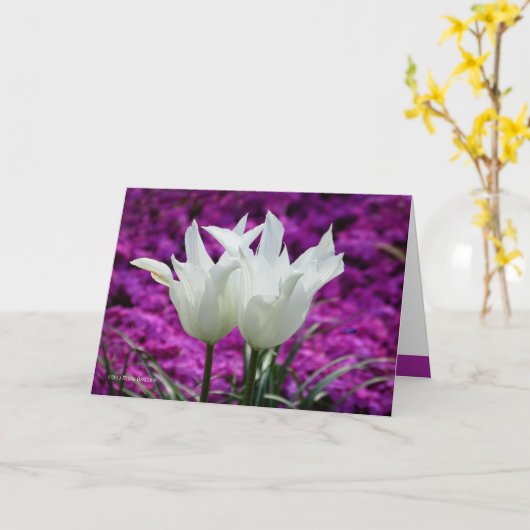 De twee van ons kaart (Gele Bloem)