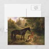 De twee vrienden briefkaart (Voorkant / Achterkant)
