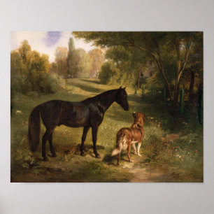 De twee vrienden poster