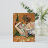 De twee vrienden van Henri de Toulouse-Lautrec Briefkaart (Staand voorkant)