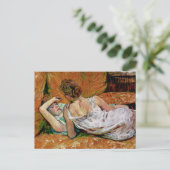 De twee vrienden van Henri de Toulouse-Lautrec Briefkaart (Staand voorkant)