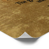 De twee wolven, Cherokee proverb Poster (Hoek)