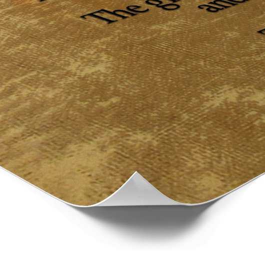 De twee wolven, Cherokee proverb Poster (Hoek)