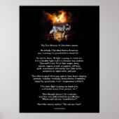 De twee WOLVES CHEROKEE TALE Native American Print (Voorkant)