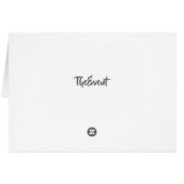 ***DE TWEE WORDEN ÉÉN** WEDDAG WENSEN (Achterkant Horizontaal)