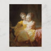 De twee zussen - Jean-Honoré Fragonard Briefkaart (Voorkant)