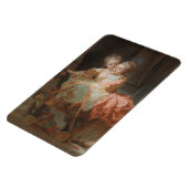 De twee zussen - Jean-Honoré Fragonard Magneet (Linkerzijde)