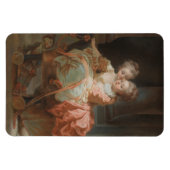 De twee zussen - Jean-Honoré Fragonard Magneet (Horizontaal)