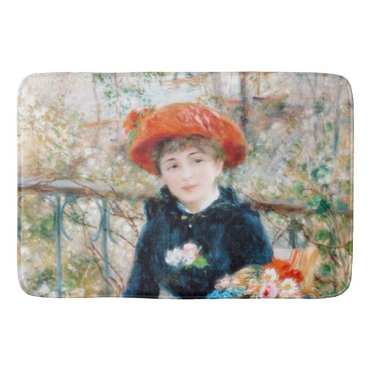 De twee zussen op de terrace Auguste Renoir Badmat (Voorkant)