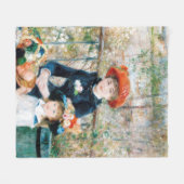 De twee zussen op de terrace Auguste Renoir Fleece Deken (Voorkant (Horizontaal))