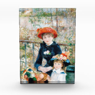 De twee zussen op de terrace Auguste Renoir Fotoblokken