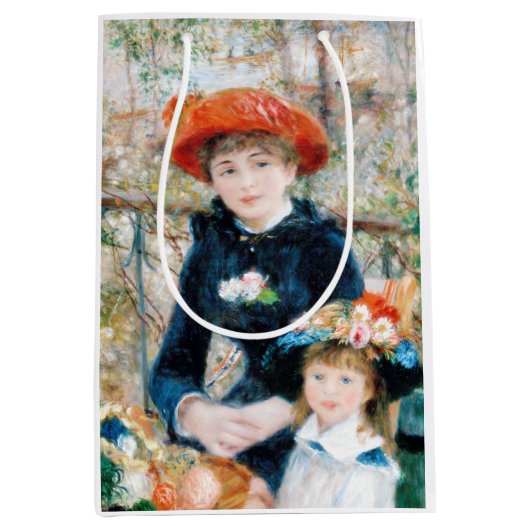 De twee zussen op de terrace Auguste Renoir Medium Cadeauzakje (Voorkant)