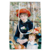 De twee zussen op de terrace Auguste Renoir Medium Cadeauzakje (Achterkant)