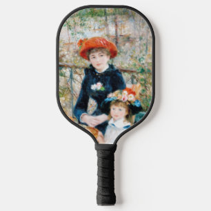 De twee zussen op de terrace Auguste Renoir Pickleball Paddle