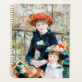 De twee zussen op de terrace Auguste Renoir Planner (Voorkant)