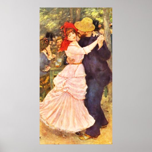De twee zussen op de terrace Auguste Renoir Poster (Voorkant)