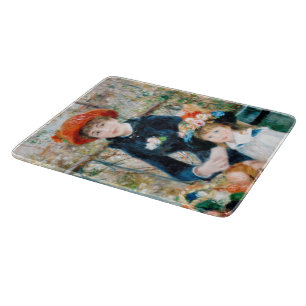 De twee zussen op de terrace Auguste Renoir Snijplank