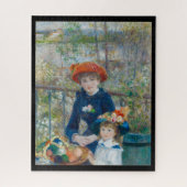 "De twee zussen (op de Terras)" Legpuzzel (Verticaal)