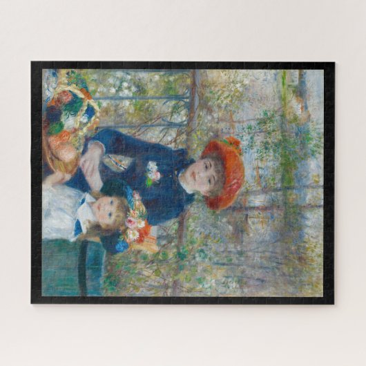 "De twee zussen (op de Terras)" Legpuzzel (Horizontaal)