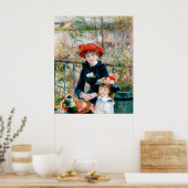 De twee zussen, op het Terras, Renoir Poster (Keuken)