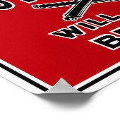 De tweede artillerie heeft 200 echte Mannen nodig  Poster (Hoek)