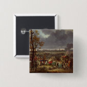 De tweede belegering van Mantua Vierkante Button 5,1 Cm (Voorkant /achterkant)