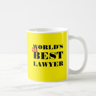 De tweede beste advocaat ter wereld koffiemok
